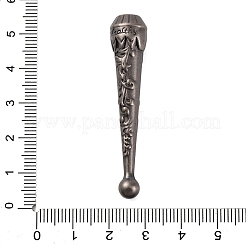 Alloy Cord End&nbsp;PALLOY-WH0022-03AS