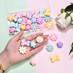 30Pcs 3 Styles Resin Cabochon&nbsp;CRES-YW0001-41