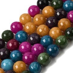 Natural White Jade Beads Strands&nbsp;G-H348-8mm-03