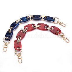 2Pcs 2 Colors Acrylic Curb Chain Bag Strap&nbsp;FIND-GN0001-29