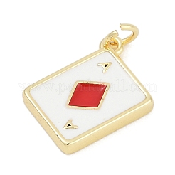 Brass Enamel Charms&nbsp;KK-G522-44G