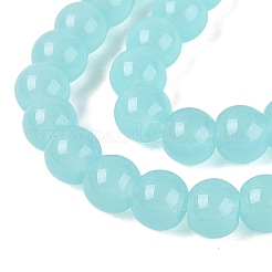 Imitation Jade Glass Beads Strands&nbsp;GLAA-T032-J6mm-06