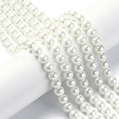 Eco-Friendly Dyed Glass Pearl Round Beads Strands&nbsp;HY-A002-8mm-RB002