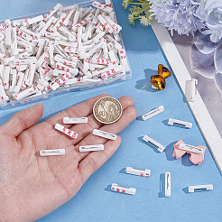 200Pcs Adhesive Plastic Back Bar Pins Brooch Findings&nbsp;FIND-PH0038-33