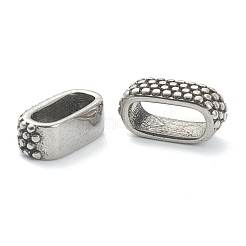 304 Stainless Steel Slide Charms/Slider Beads&nbsp;STAS-I181-025A-AS