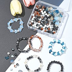 Transparent Painted Glass Beads&nbsp;DIY-FS0007-54