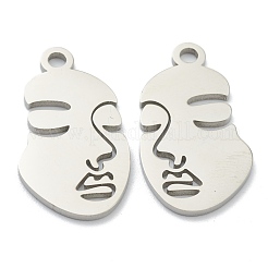 Non-Tarnish 304 Stainless Steel Pendants&nbsp;STAS-P276-01B-P