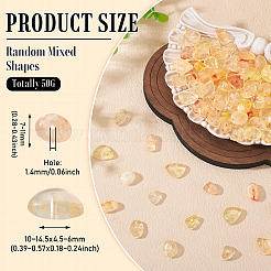 50G Transparent Acrylic Beads&nbsp;TACR-TA0001-62E