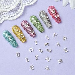 26 Letter Alloy Cabochons&nbsp;MRMJ-R129-97D