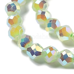 Electroplate Glass Beads Strands&nbsp;GLAA-A014-01G