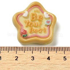 Opaque Resin Cabochons&nbsp;LS-RESI-F049-01A