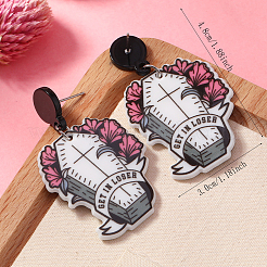 Creative Cartoon Acrylic Stud Earrings&nbsp;GY5082-5