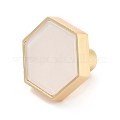 Hexagon with Marble Pattern Brass Box Handles & Knobs&nbsp;DIY-P054-C02