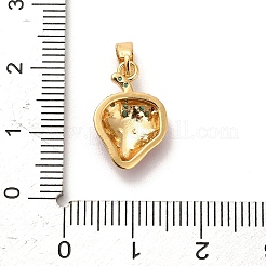 Brass Enamel Pendants&nbsp;KK-C108-04A-G