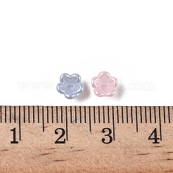 Pearlized ABS Plastic Bead Caps&nbsp;KY-G032-01B