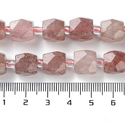 Synthetic Strawberry Quartz Beads Strands&nbsp;G-B065-A08