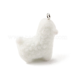 Flocky Opaque Resin Pendants&nbsp;FIND-U030-11P