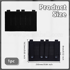 Oxford Cloth Tactical Adhesive Hook and Loop Panels&nbsp;AJEW-WH0816-483C
