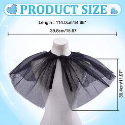 1Pc Detachable Cloth Mesh Collar&nbsp;AJEW-ME0002-95B