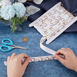 5 Yards Cotton Sewing Tape with Metal Ring&nbsp;DIY-OC0012-98