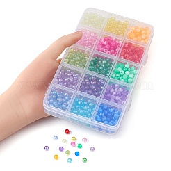870Pcs 15 Colors  Acrylic Beads&nbsp;MACR-YW0002-53