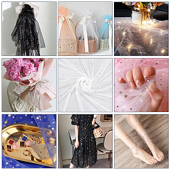 Polyester Gauze Fabric&nbsp;DIY-WH0759-44C