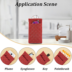 1Pc PU Imitation Leather Eyeglass Cases&nbsp;AJEW-CN0007-66A