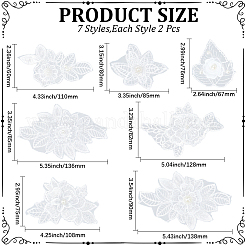 14Pcs 7 Styles Polyester Sewing Decorate&nbsp;DIY-CY0003-27