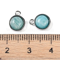 Natural Amazonite Pendants&nbsp;G-K372-03P-01