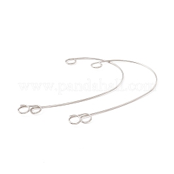 Tarnish Resistant 316 Stainless Steel Ear Cuff Findings&nbsp;X-STAS-H148-03P