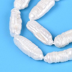 Natural Baroque Pearl Keshi Pearl Beads Strands&nbsp;PEAR-ZX008-10
