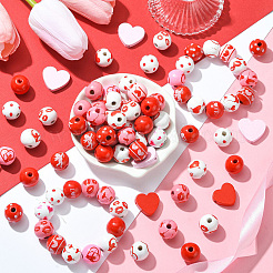 120pcs DIY Valentine's Day Pendant Decoration Making Kit&nbsp;DIY-CJ0002-28
