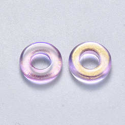 Transparent Spray Painted Glass Beads&nbsp;GLAA-S190-003A-03