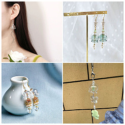 12Pcs 2 Style Glass Bead Caps for Wind Chimes Making&nbsp;GLAA-TA0012-37