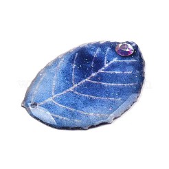 Epoxy Resin Leaf Pendants&nbsp;RESI-T057-87