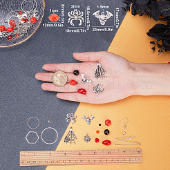 176 Pcs DIY Halloween Themed Earring Making Kits&nbsp;DIY-SC0014-72
