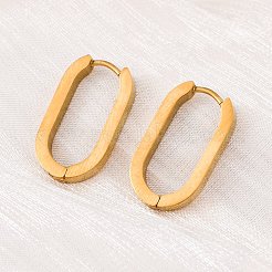 PVD Vacuum Plating 304 Stainless Steel Huggie Hoop Earrings&nbsp;STAS-S103-21G