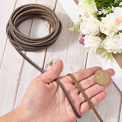 5M Flat Cowhide Leather Cords&nbsp;WL-GF0001-27B-02