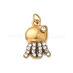 304 Stainless Steel Rhinestone Pendants&nbsp;STAS-B097-06G
