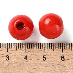 Printed Wood Beads&nbsp;WOOD-Z002-16A