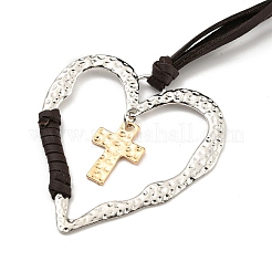 Alloy Pendant Necklaces&nbsp;LS-NJEW-K261-09D-PG