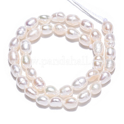 Natural Cultured Freshwater Pearl Beads Strands&nbsp;PEAR-N012-03I