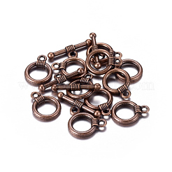 Tibetan Style Alloy Toggle Clasps&nbsp;RLF0034Y-NF