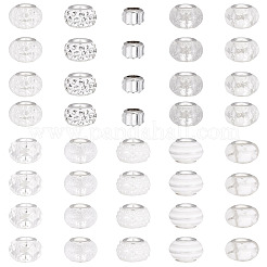 68Pcs 10 Styles Resin & Glass & Polymer Clay Rhinestone European Beads&nbsp;RPDL-TA0001-07