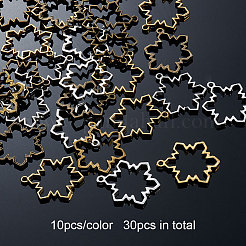  Alloy Open Back Bezel Pendants&nbsp;PALLOY-OC0001-14