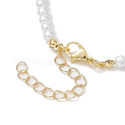 Brass Micro Pave Grade AAA Cubic Zirconia Letter Pendant Necklaces&nbsp;NJEW-JN04771-18