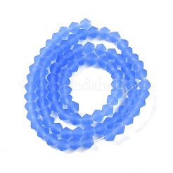 Imitate Austrian Crystal Frosted Glass Beads Strands&nbsp;EGLA-A039-T4mm-MD07