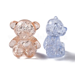 Crackle Transparent Acrylic Beads&nbsp;OACR-G033-05D