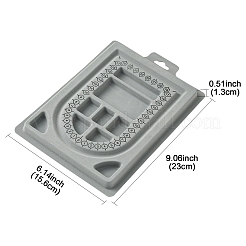 Plastic Flocked Bead Design Boards&nbsp;ODIS-YW0001-02