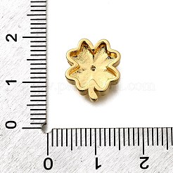 Brass Micro Pave Clear Cubic Zirconia Beads&nbsp;KK-B136-10G-02